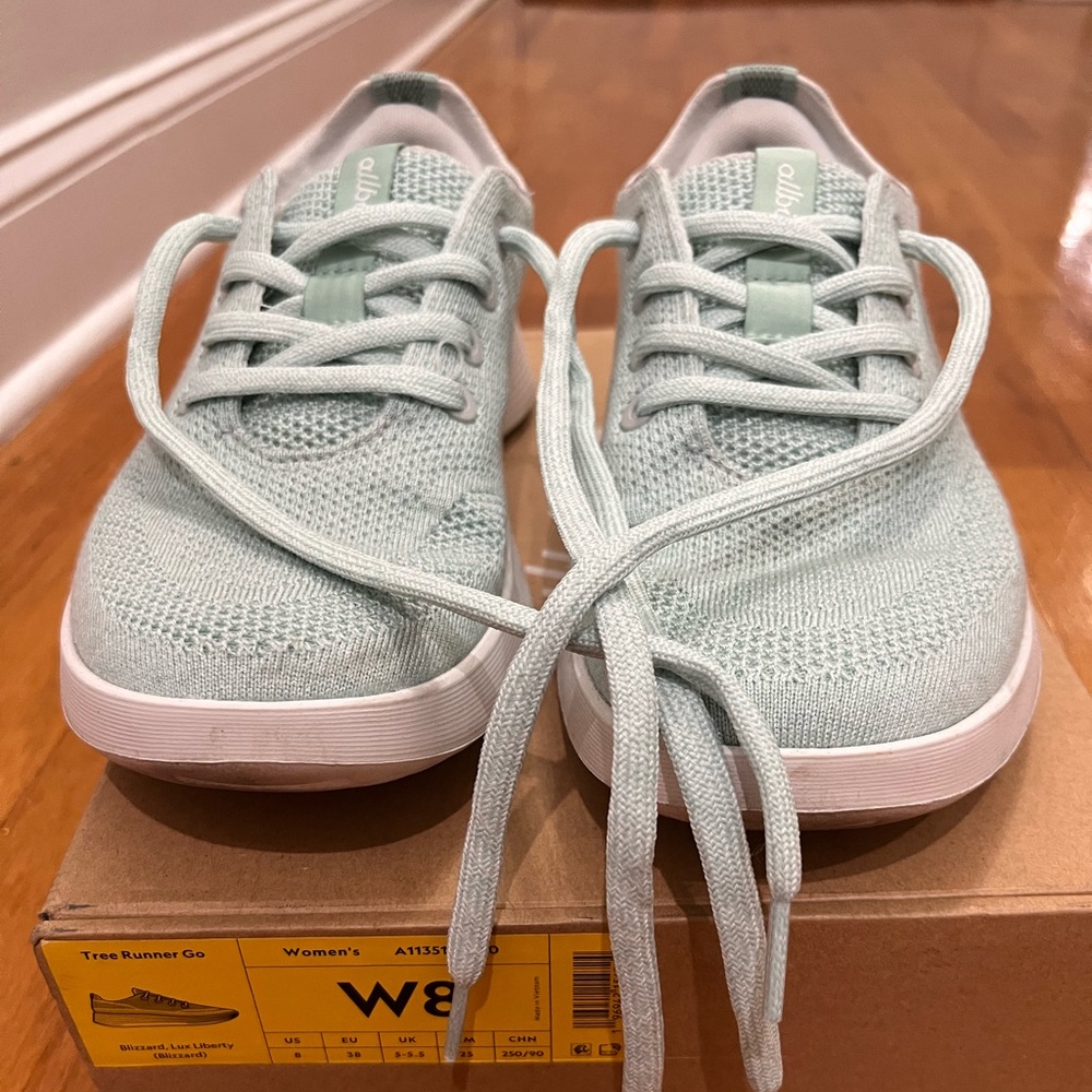 Allbirds Women's Tree Runner Go in Lux Liberty Blizzard